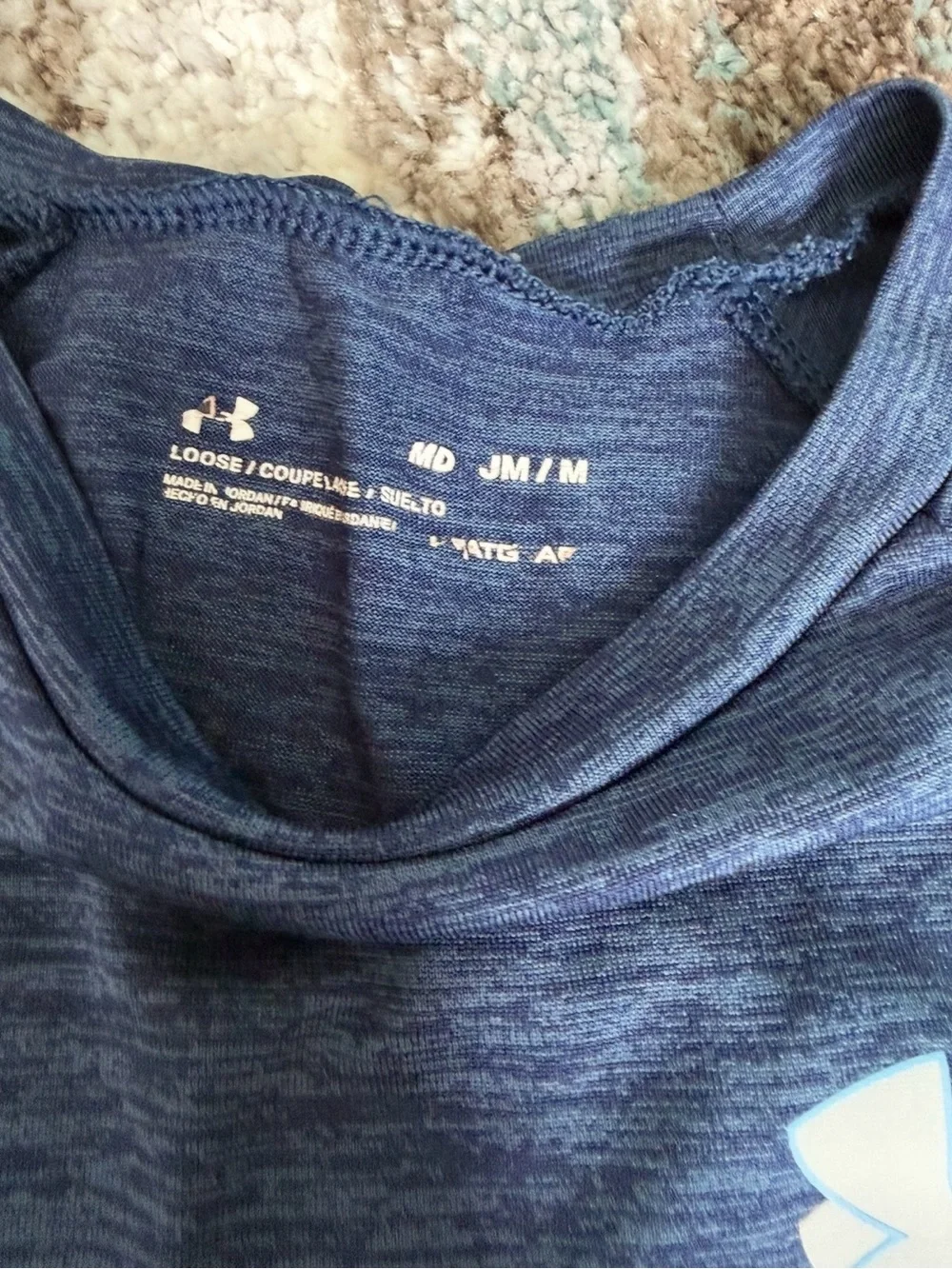Under Armour boys Navy Graphic Shirt size M Lucky Brand Blue Shorts size S 8
